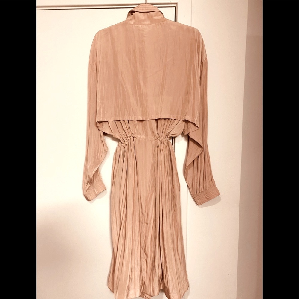 Silky Blush Full Length Duster